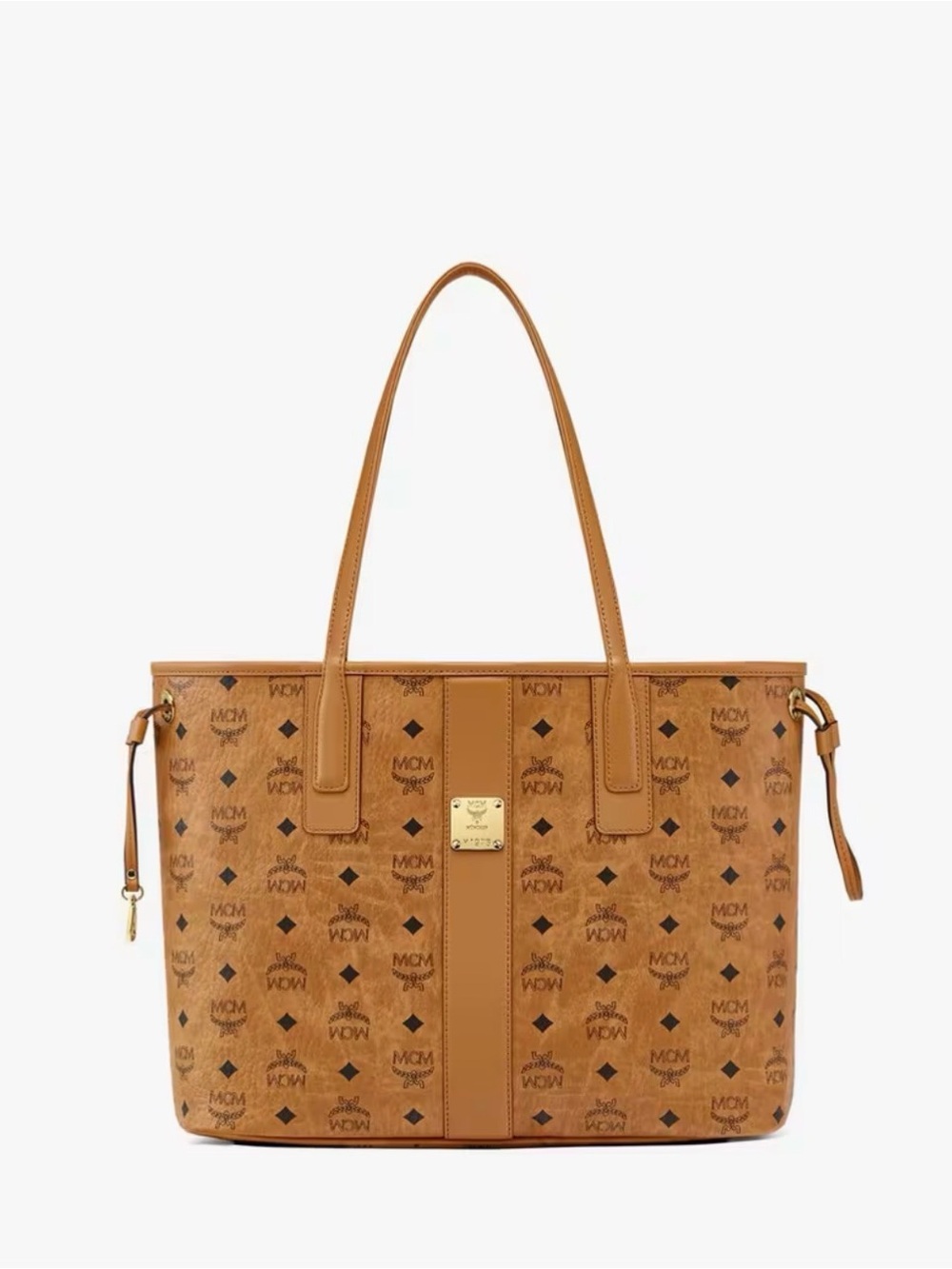 Authentic MCM Reversible Liz Shopper Medium — As New
